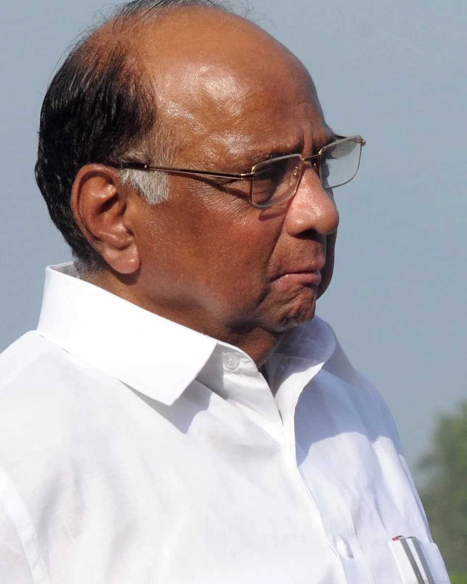 Sharad Pawar at the Indian Council of Agricultural Research during Hillary Clinton’s visit on 19 July 2009.