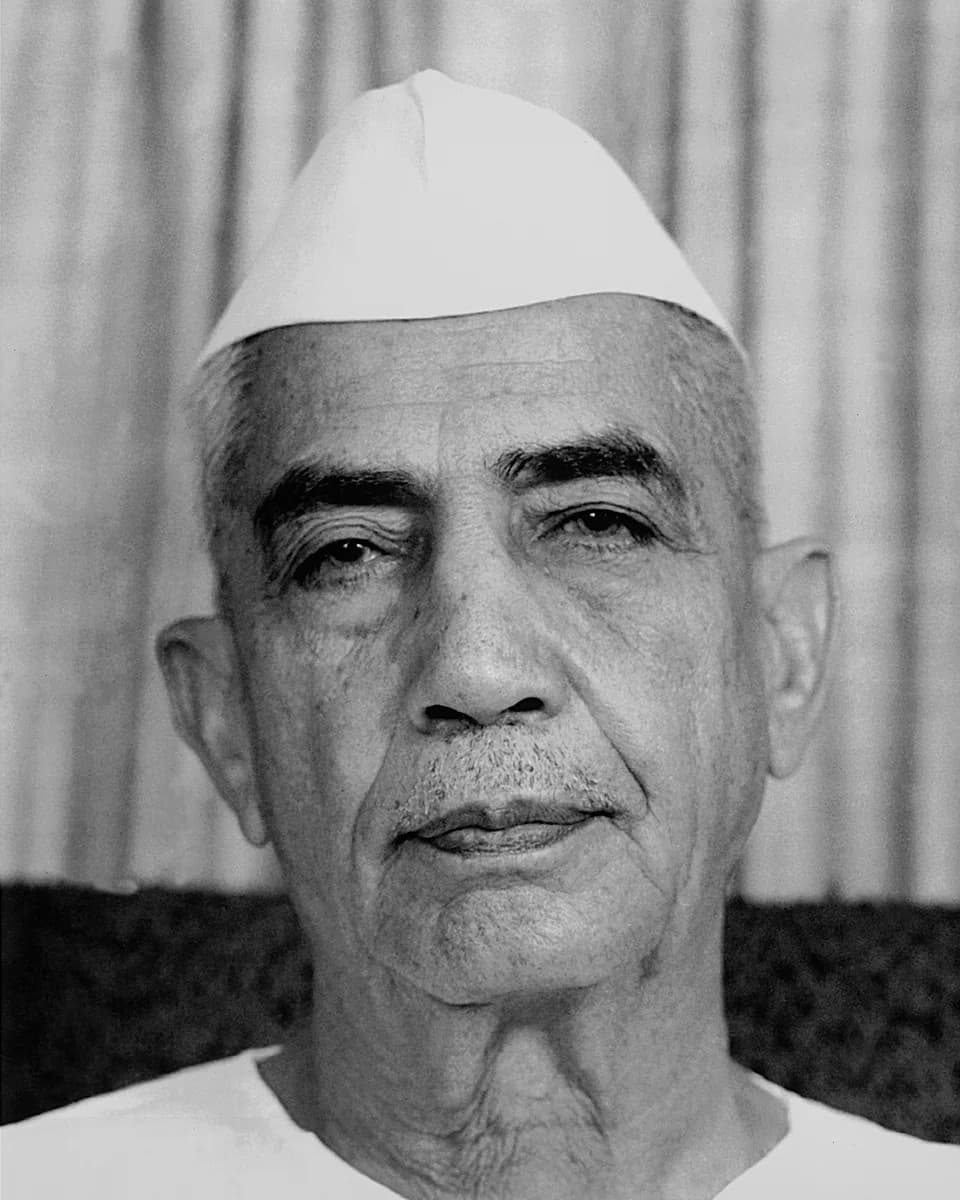 Portrait photograph of Charan Singh from 1979