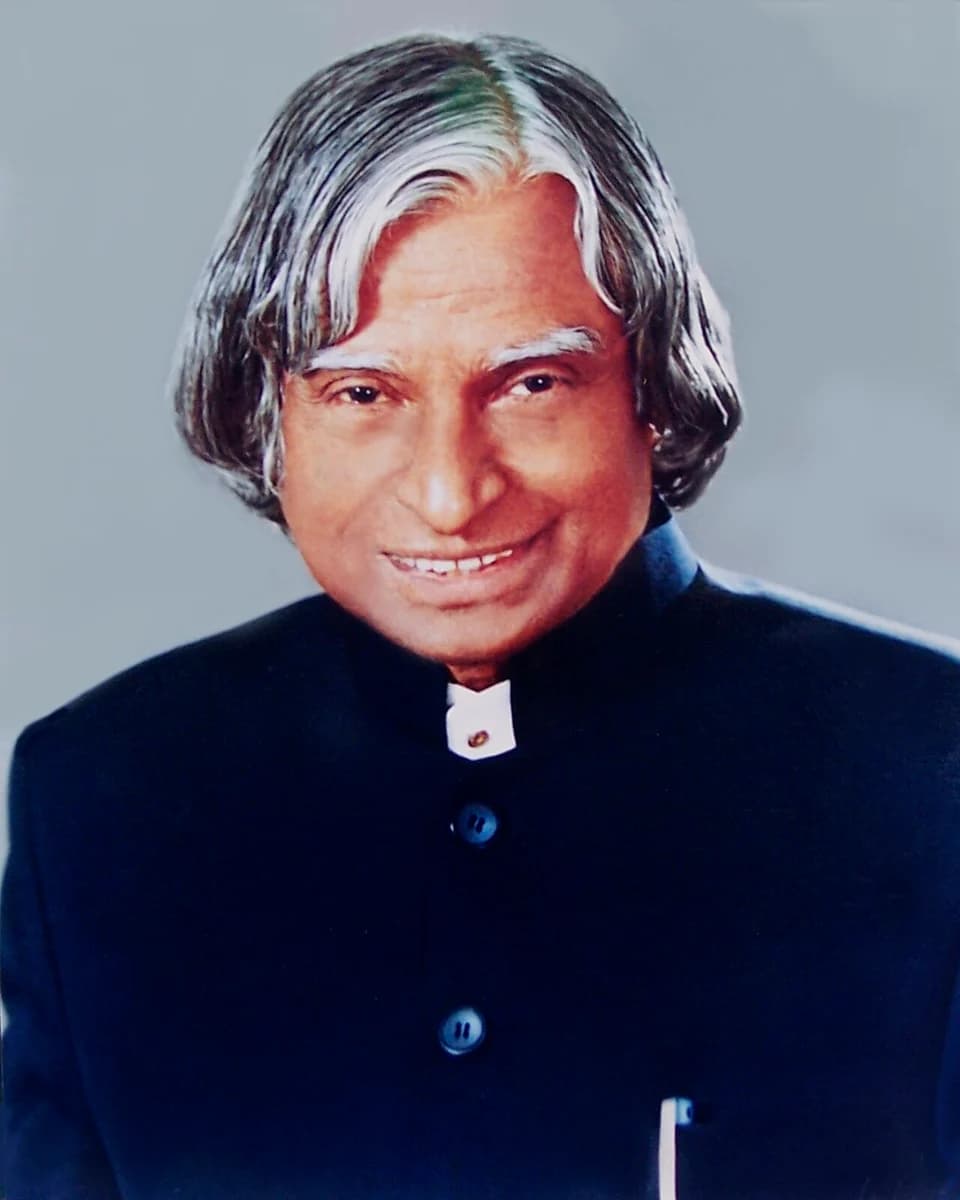A. P. J. Abdul Kalam in a dark jacket