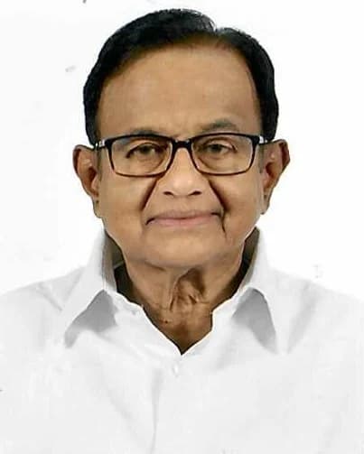 Official Digital Sansad portrait of P. Chidambaram