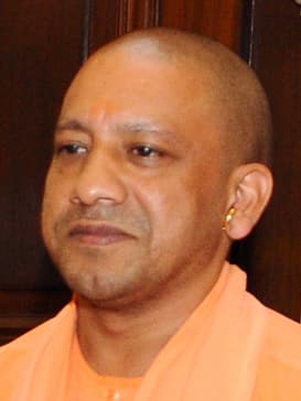 Portrait of Yogi Adityanath