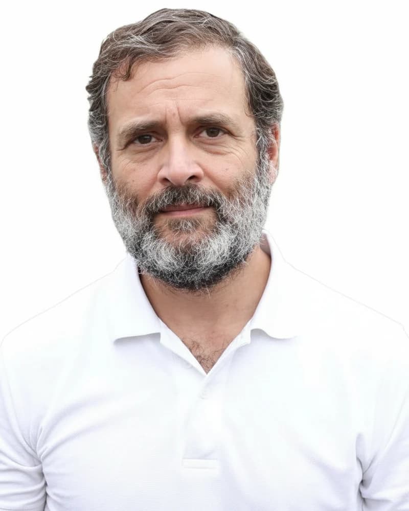 Rahul Gandhi in a photograph from the Bharat Jodo Yatra.