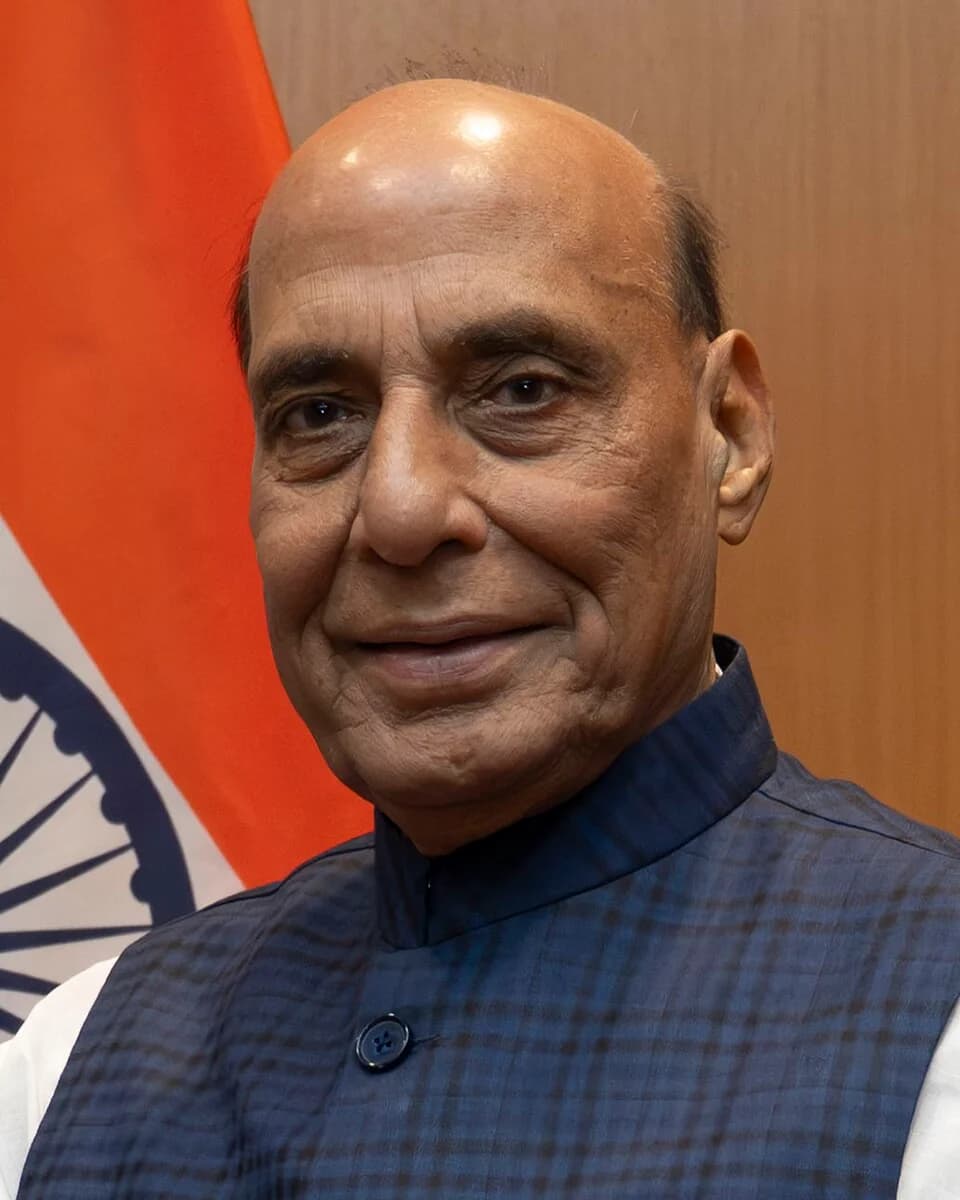 Rajnath Singh at a bilateral meeting in Kuala Lumpur, October 2025 (portrait crop).